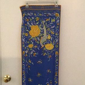 Giorgio di Sant Angelo silk floral mod scarf